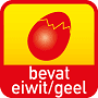 Allergeen logo 'bevat eiwit/geel' rood met geel - Nestlé Professional