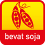 Allergeen logo 'bevat soja' rood met geel - Nestlé Professional