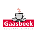 Logo gaasbeek, gaasbeek in een rood vlak met een getekend kopje koffie - Nestlé Professional