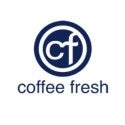 Logo coffee fresh, cf in een blauwe cirkel - Nestlé Professional