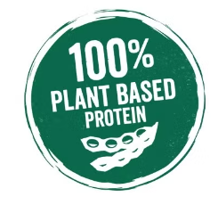 100% plantaardig eiwitlogo