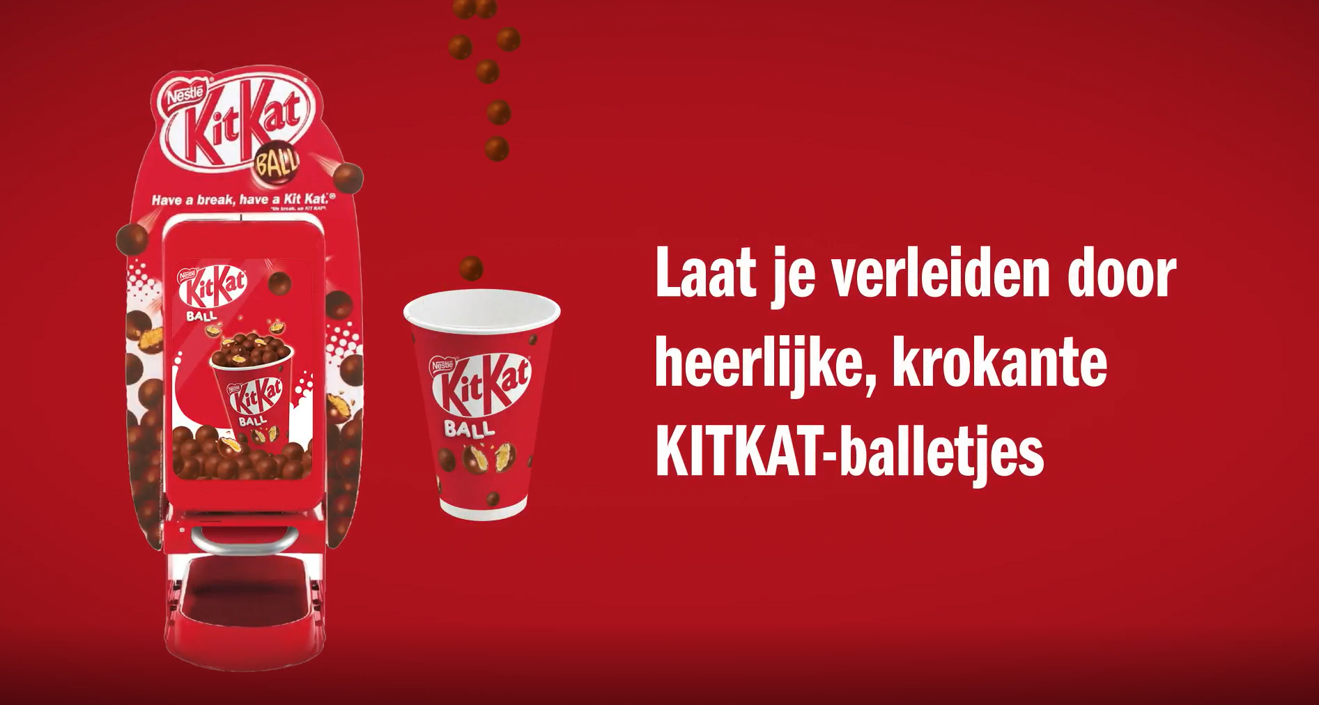 kitkat ball machine