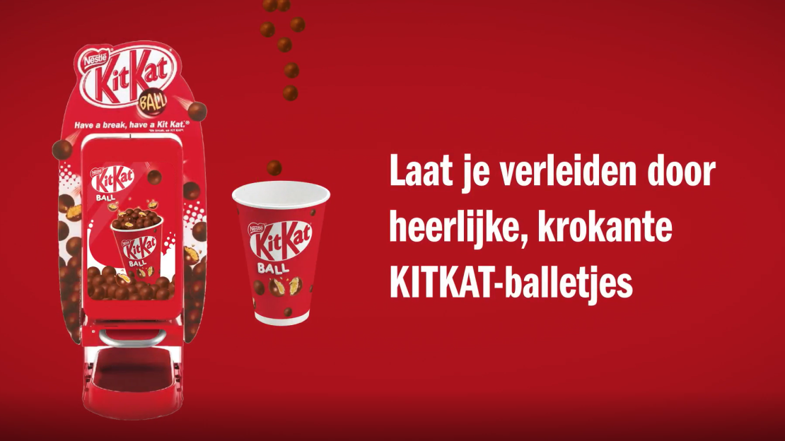 kitkat ball machine