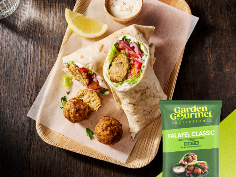 classic falafel wrap