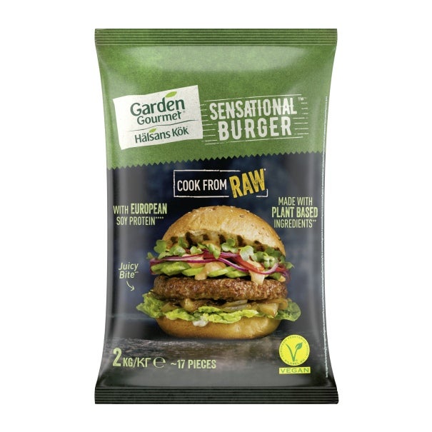 Een zak tuingourmetburgers