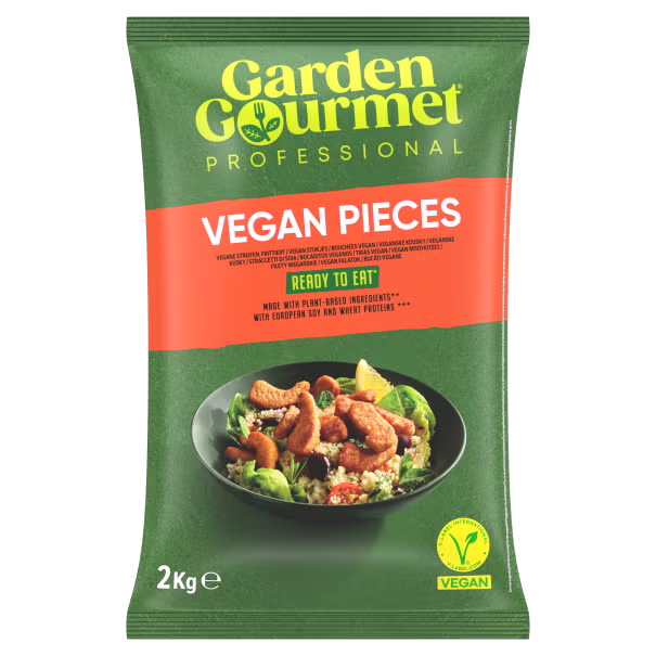 Binnenkort Verkrijgbaar Garden Gourmet Vegan Stukjes Garden Gourmet