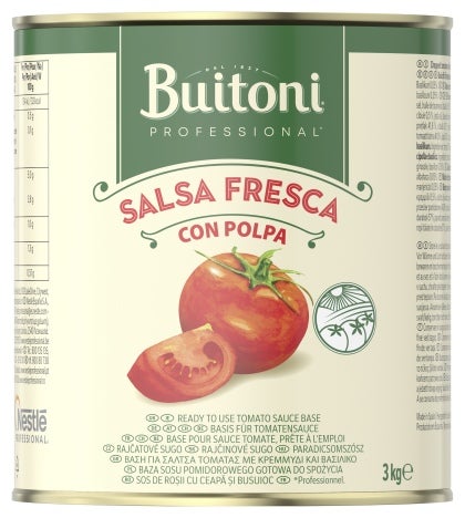12606040 BUITONI Salsa Fresca Con Polpa 6x3kg