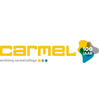 Logo carmel, gele letters op een witte achtergrond - Nestlé Professional